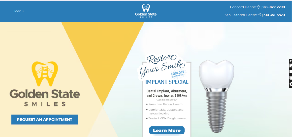 Dentist Website Portfolio