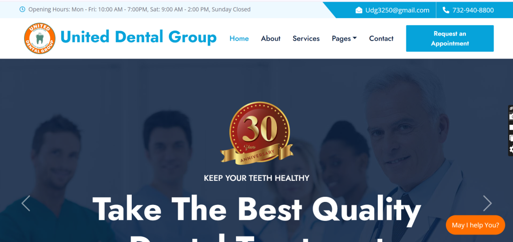 Dentist Website Portfolio