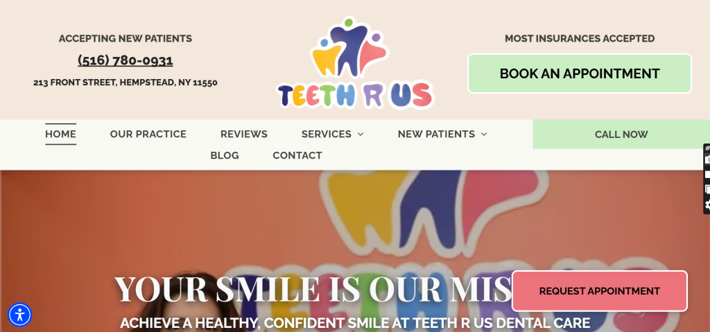 Dentist Website Portfolio