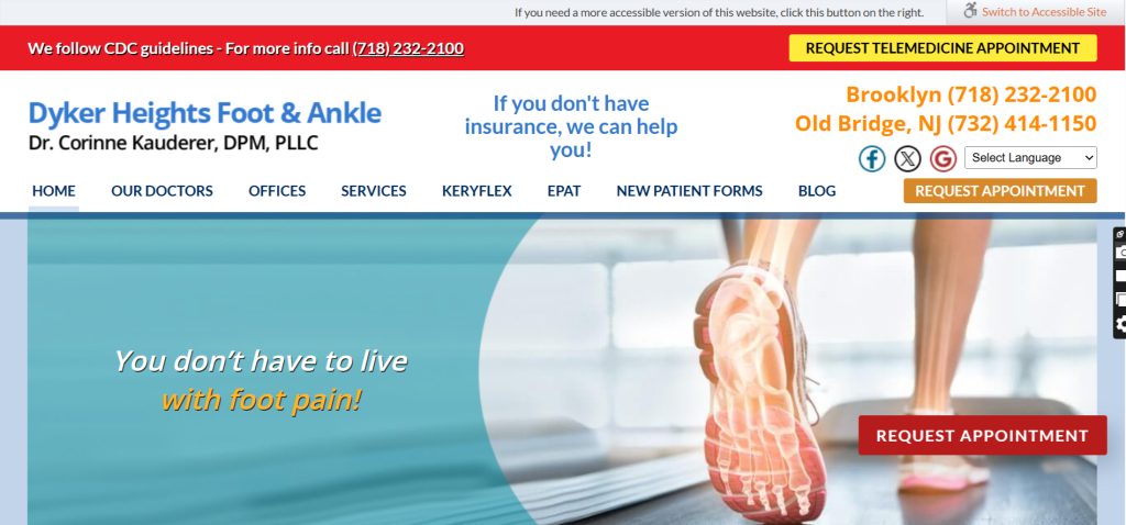 Doctor Website Portfolio