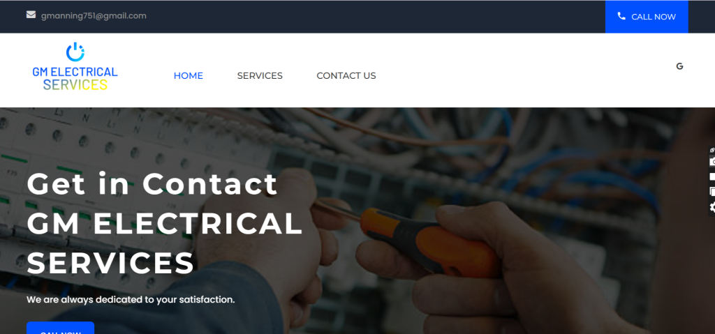 Electrician Website Portfolio