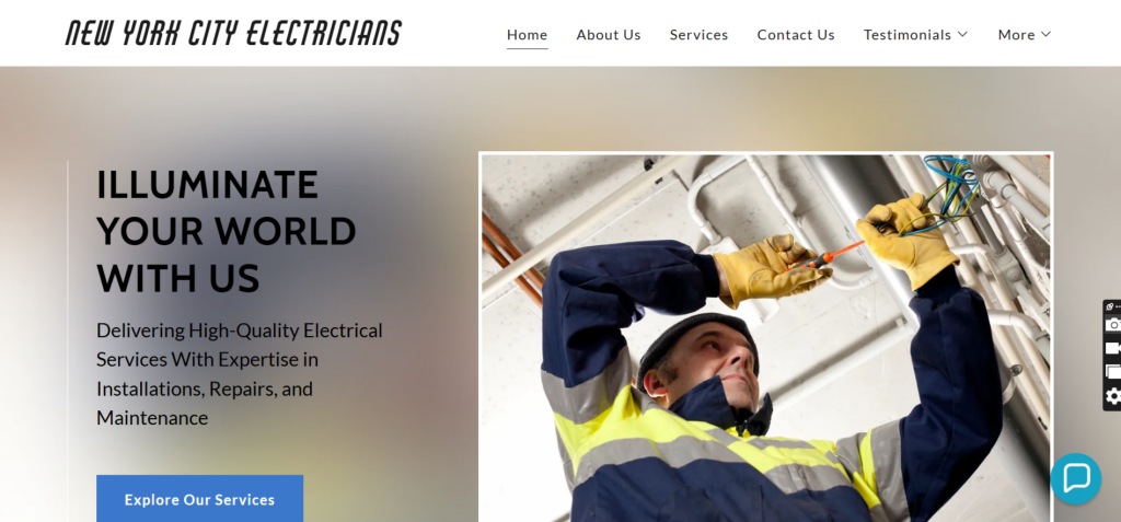 Electrician Website Portfolio