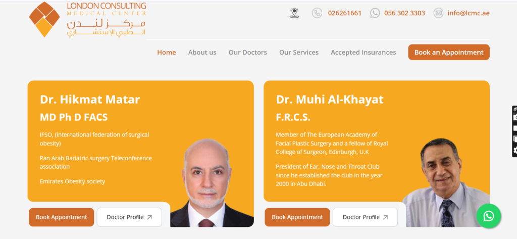 Medical Website Portfolio