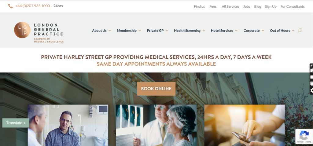 Medical Website Portfolio