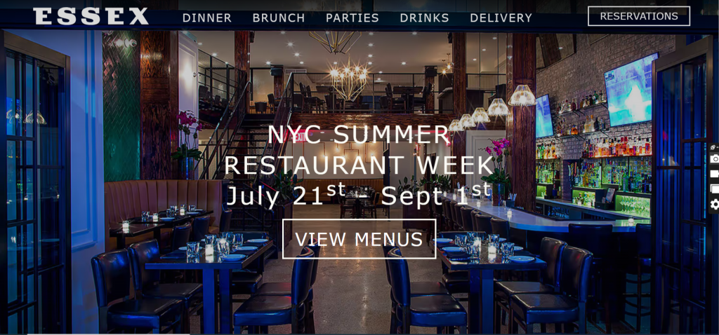 Restaurant Website Portfolio
