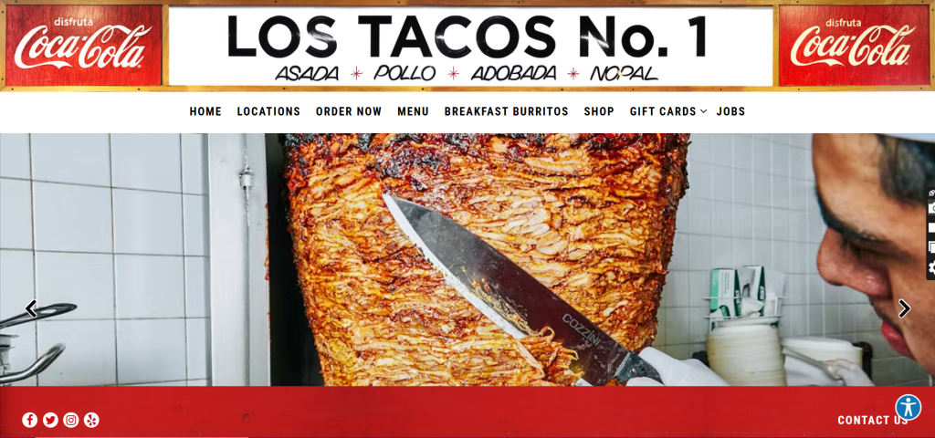 Restaurant Website Portfolio