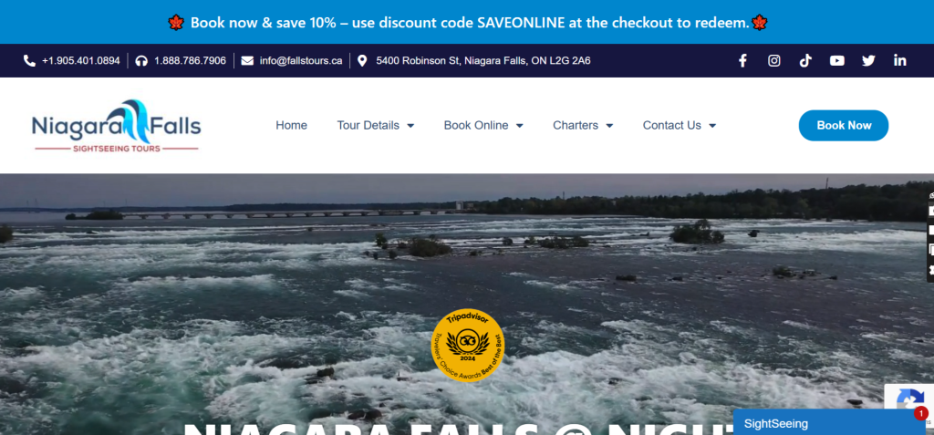 Toure And Travel Website Portfolio